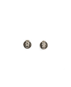 Chanel Coco Mark Round Clip-On Earrings